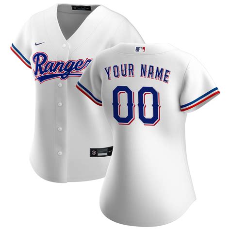 women's texas rangers nike white home replica custom jersey|Women’s Texas Rangers Nike White Home Replica Custom Jersey.